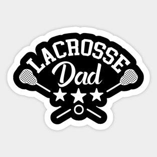 Mens Lacrosse Dad. Tee Lacrosse Gift Sticker